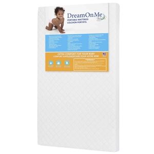 Dream On Me, Sunset 3 inch Extra Firm Fiber Portable Crib Mattress
